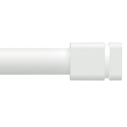 Sthumsup White Curtain Rods for Windows 48 to 84,Adjustable 1 Inch With Brackets, Heavy Duty Modern Window Rods for Living Room,Bedroom(30 to 90") - Image 1