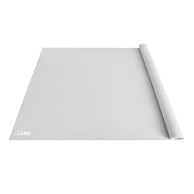 Extra Large Silicone Mat 36" x 24" Place Mats, Heat Resistant Mat for Kitchen Countertop Protector, Thick Placemats Washable Silicone Mats for Kitchen Counter Mat Dining Table Mat, Grey, Sapid - Image 1