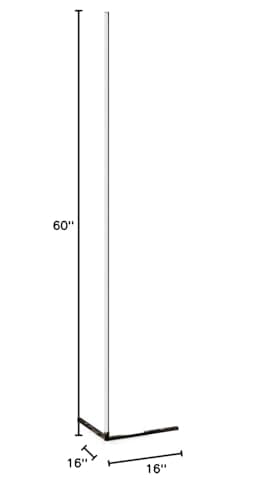 Corner Floor Lamp,60” Smart RGB LED Corner Lamp with App and Remote Control, Color Changing Ambience Light with Music Sync, Easy to Install, Led Floor Lamp for Living Room Bedroom Gaming Room - Image 8