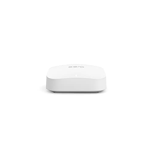 Amazon eero Pro 6E mesh wifi router - Supports internet plans up to 2.5 Gbps, Coverage up to 2,000 sq. ft., Connect 100+ devices, 1-pack - Image 1