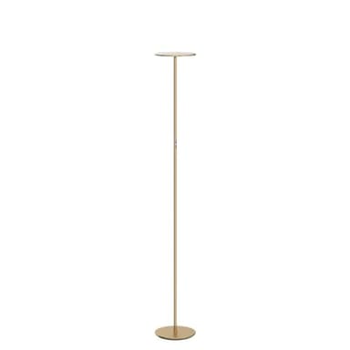 Brightech Sky LED Floor lamp for Living Rooms & Offices -Torchiere Super Bright , Dimmable, Tall Standing Lamp for Bedroom Reading - Gold Brass - Image 4