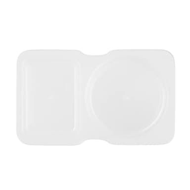 Restaurantware Futura 5 Ounce Snack Containers 500 Microwavable Sauce Containers - 2 Compartments Hinged Lid Clear Plastic Portion Cups For Condiments Or Dips - Image 11