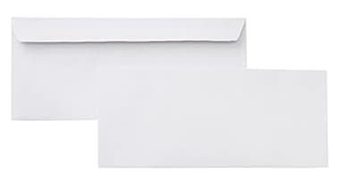 Amazon Basics 10 Security-Tinted Self-Seal Business Letter Envelopes, Peel & Seal Adhesive Closure, White, 500-Pack - Image 1