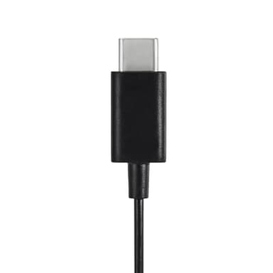 Amazon Basics Wired Earbuds with Microphone, In Ear Headphones, USB-C, 4.2 ft long cable, S/M/L Ear Tips, One size, Black - Image 6