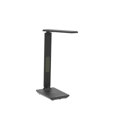 LAOPAO Desk Lamp with Wireless Charger: USB Charging Port, Table Lamp with Clock, Desk Lamps for Home Office College Dorm Room Essentials - Image 4