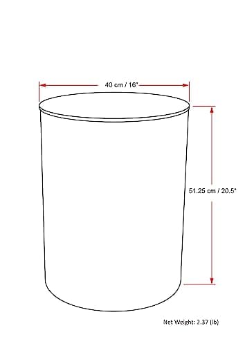SIMPLIHOME Curtis Industrial 16 Inch Wide Metal Cylinder Accent Table in Ombre Black / Silver, Fully Assembled, For the Living Room and Bedroom - Image 3