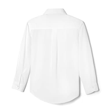 French Toast Boys Expandable Collar Dress With Long Sleeves (Standard & Husky) Button Down Shirt, White, 8 US - Image 2