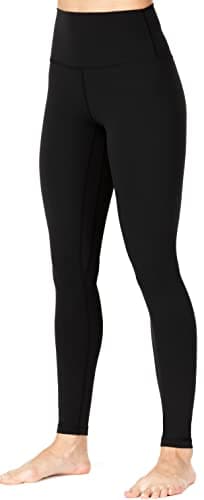 Sunzel Sunzfly Leggings for Women Yoga Pants with Tummy Control & High Waist for Workout Lounge Gym 28" Black Medium - Image 2