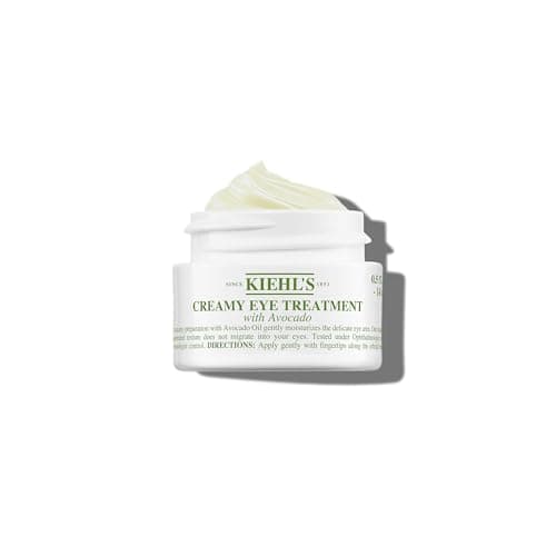 Kiehl's Avocado Eye Treatment, Nourishing and Hydrating Eye Cream, Avocado Oil and Caffeine to Energize and Invigorate Skin, Tired Eyes, 99% Naturally Derived Formula - 0.5 fl oz - Image 1