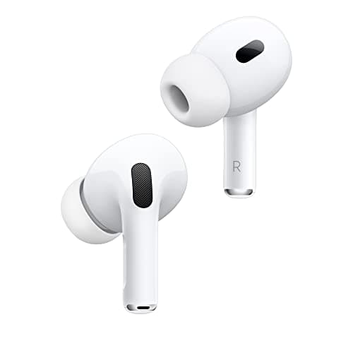 Apple AirPods Pro 2 Wireless Earbuds, Active Noise Cancellation, Hearing Aid Feature, Bluetooth Headphones, Transparency, Personalized Spatial Audio, High-Fidelity Sound, H2 Chip, USB-C Charging - Image 1