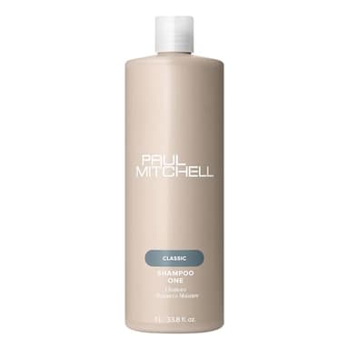 Paul Mitchell Shampoo One, Cleanses + Balances Moisture, For All Hair Types, 33.8 fl. oz. - Image 1