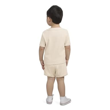 Hurley Rib Knit T-Shirt and Shorts 2-Piece Outfit Set - Image 4