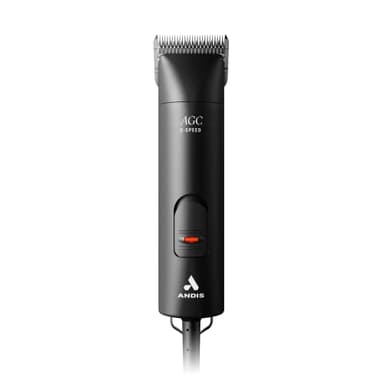 Andis 24675 UltraEdge 2-Speed Detachable Blade Pet/Dog Clipper – Runs Cool & Quiet, Designed with Two-Speed Rotary Motor & Shatter-Proof Housing - For All Coats & Breeds - 120 Volts, Black - Image 1
