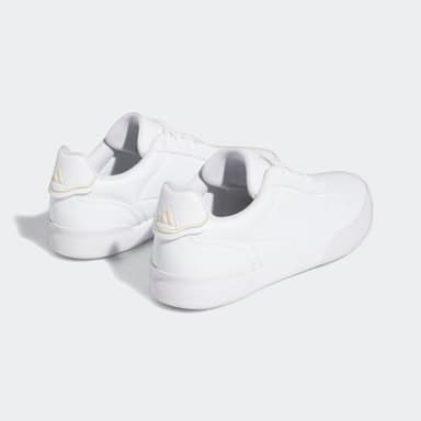 adidas Women's Retrocross Spikeless Golf Shoes, Footwear White/Sand Strata/Gum 3, 8 - Image 7