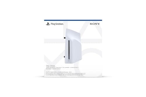 PlayStation 5 Slim Ultra HD Blu-ray Disc Drive, Black (Renewed) - Image 1