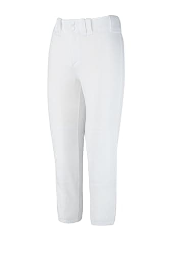 Mizuno Womens Select Low Rise Belted Pant S White, White, Small US - Image 1