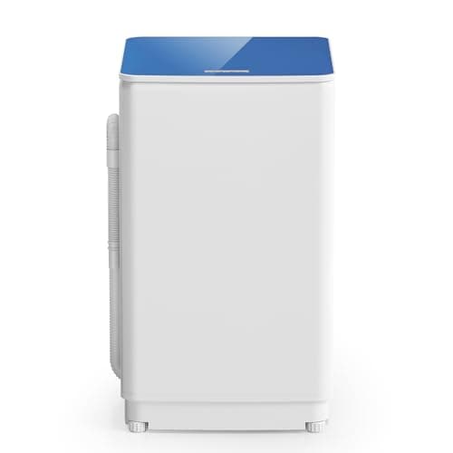 Auertech Portable Washing Machine, 1.5 cu.ft Fully Automatic Washing Machine with 7 Programs, 4 Water Levels, Portable Washer for Apartment, RV, Dorm