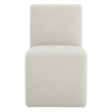 CHITA Dining Chairs with Casters Set of 2, FSC Certified Upholstered Armless Modern Rolling Dining Chairs with Rollers for Bedroom Reading Room Living Room, Linen - Image 17