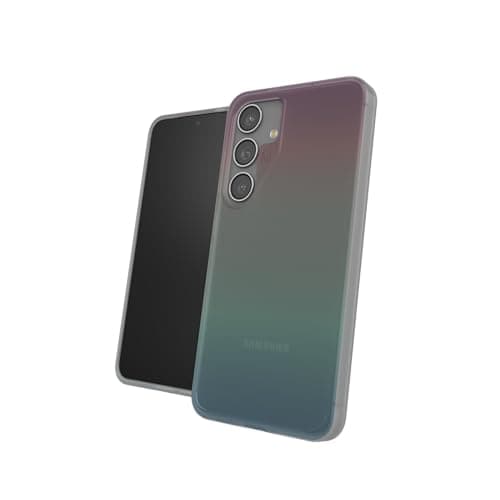 ZAGG Milan Samsung Galaxy S24+ Case - Semi-Transparent, Runway-Inspired Design, Graphene Reinforced, 13ft Drop Protection, Eco-Friendly, Wireless Charging Compatible, Iridescent - Image 1