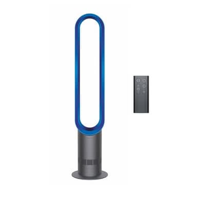 Dyson Cool AM07 Air Multiplier Bladeless Tower Fan, Iron/Blue - Image 1
