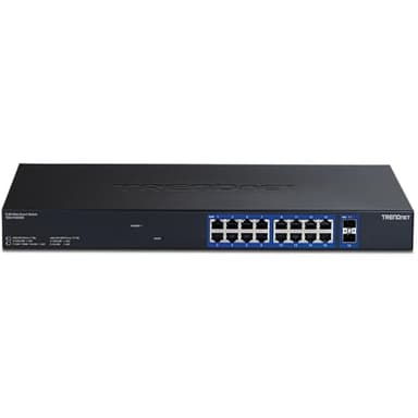 TRENDnet 18-Port Multi-Gig Web Smart Switch, TEG-3182WS, 16 x 2.5Gb Ports, 2 x 10Gb SFP+ Ports, NDAA TAA Compliant, Lifetime Protection, Remote Cloud Management, Black - Image 5