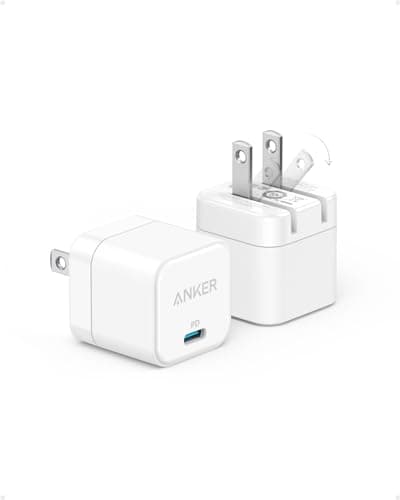 Anker USB C Charger with Foldable Plug, 20W USB C Charger Block for iPhone 17/16 / 15 and More Series, Galaxy, Pixel, iPad (3 Pack, Cable Not Included) - Image 1