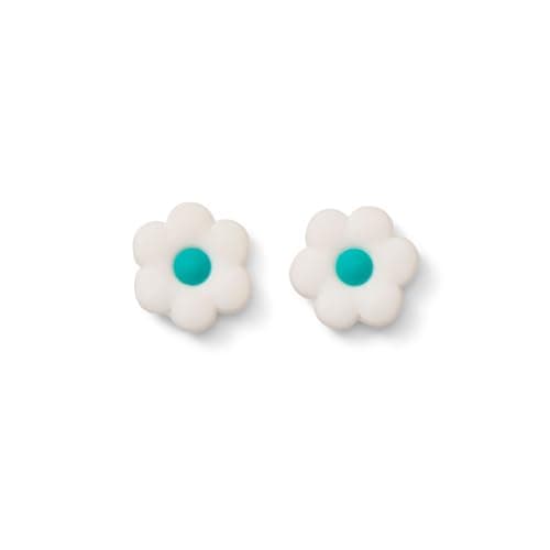 Ten Little Splash Sandal Daisy Charms for Kids, 2-Pack Silicone Shoe Charms for Boys and Girls - Image 1