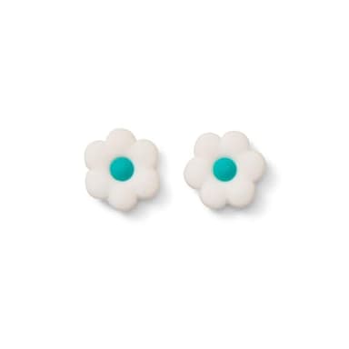 Ten Little Splash Sandal Daisy Charms for Kids, 2-Pack Silicone Shoe Charms for Boys and Girls - Image 1