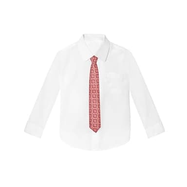 Marvelous Kids Boys 6-Piece V-Neck Formal Slim Fit Vest Suit Set, Burgundy, Size 8 - Image 6