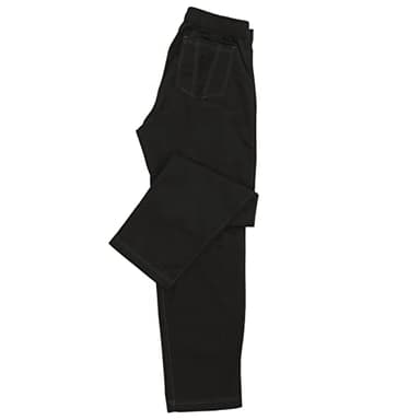 Chef Works Men's Cool Vent Baggy Chef Pants, Black, X-Large - Image 9