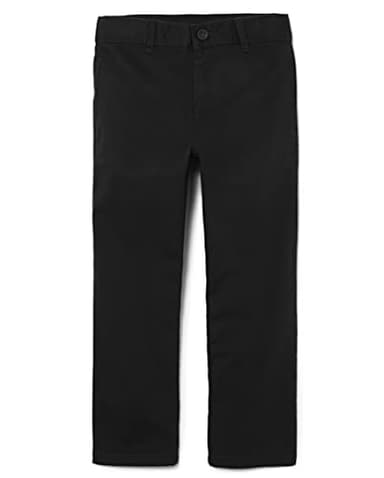 The Children's Place Boys Stretch Chino Pants,Black Single,8S - Image 1