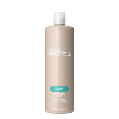 Paul Mitchell Shampoo Two, Clarifying Shampoo, Deep Cleanses + Removes Buildup, For All Hair Types, Especially Oily Hair, 16.9 fl. oz. - Image 1