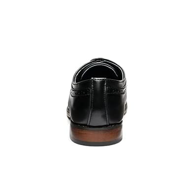 Bruno Marc Little Kid Prince_K_1 Black Boy's Classic Oxfords Dress Shoes Size 2 M US Little Kid - Image 3