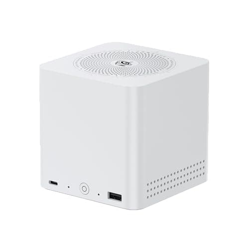 Beelink ME Mini PC, Desktop NAS with Intel N150(4C/4T, up to 3.6GHz), 12GB LPDDR5, 64GB EMMC, 6*M.2 PCIe3.0 Slot(MAX 24TB), Dual 2.5G LAN/USB3.2/NAS/Soft Router/Data Center/Network Attached Storage - Image 1