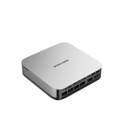 MINISFORUM Mini PC AI X1 Pro AMD Ryzen AI 9 HX370(12Cores/24 Threads)&AMD Radeon 890M Mini Gaming PC,96GB DDR5 2TB SSD,8K Quad Output(HDMI+DP+2xUSB4),Dual 2.5 LAN/WIFI7/BT5.4/Oculink,Copilot PC - Image 1