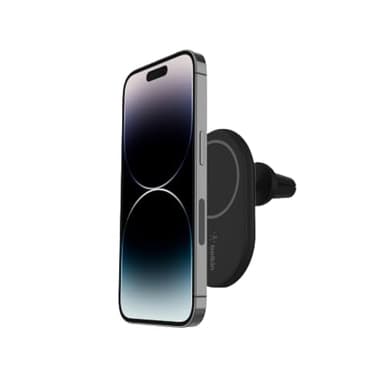 Belkin MagSafe-Compatible Magnetic Wireless Car Charger 10W - Wireless Charger, Magnetic Car Vent Phone Mount for iPhone 17, iPhone 16, 15, & 14 Series, Pixel 10 (Power Supply NOT Included) - Black - Image 1