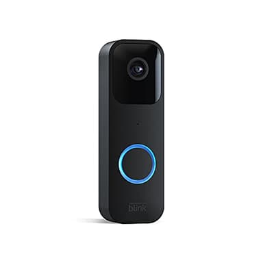 Blink Video Doorbell — Two-way audio, HD video, long-lasting battery life, wired or wire-free install, motion detection, chime app alerts, Works with Alexa (Black) - Image 1