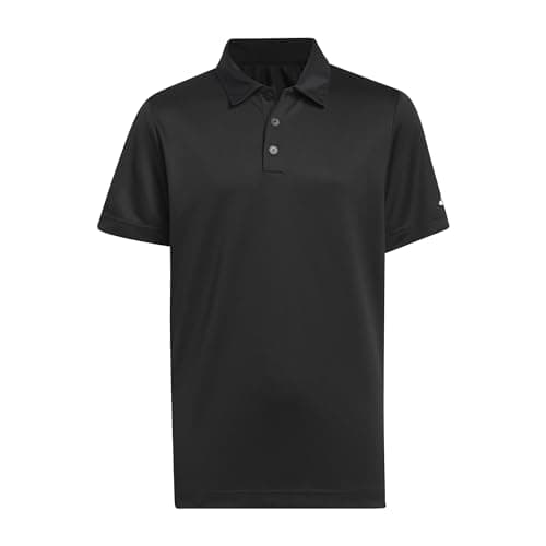 adidas 608808520 Performance Golf Polo Shirt Small, Boys, USD Black - Image 1