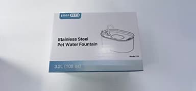 Cat Water Fountain Stainless Steel: 108oz/3,2L Pet Water Fountain - Water Fountain for Cats Inside with Quiet Pump - Dishwasher Safe Cat Fountains - Suitable for a Variety of Pets - SOOFPET - Image 11
