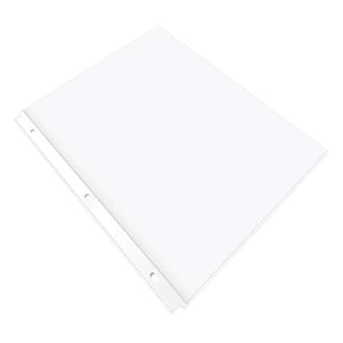 Amazon Basics Durable Clear Sheet Protectors for 3 Ring Binder, 8.5 in x 11 in, 3 holes, 200 Pack - Image 4