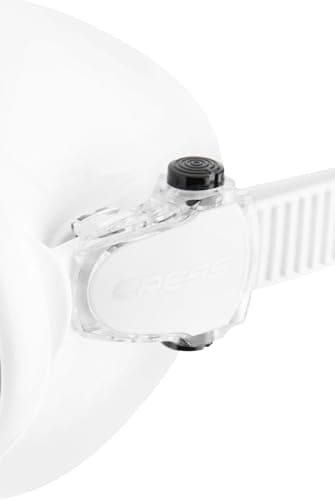 Cressi Metis 2-Lens Masks, White/Titanium, Clear/Anti-Fog Lens - Image 4