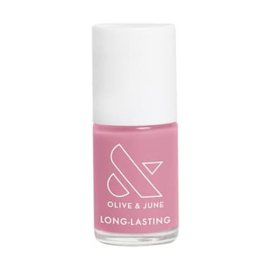 Olive & June Long Lasting Nail Polish | Plump Gel-Like Finish No Lamp Needed Lasts up to 10 days | Salon-Quality Color at Home | 15-Free, Vegan & Cruelty-Free Chip-Resistant Shine | World Lit, Mauve - Image 1