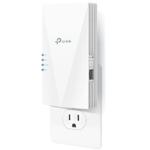 TP-Link AX1500 WiFi Extender Internet Booster(RE500X), WiFi 6 Range Extender Covers up to 1500 sq.ft and 25 Devices,Dual Band, AP Mode w/Gigabit Port, APP Setup, OneMesh Compatible - Image 1