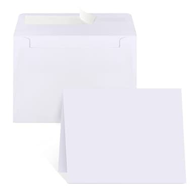 Joyberg Blank Cards and Envelopes 4x6, 30 Pack White Invitation Cardstock with 30 Pack Envelopes, Self-Seal Thank you Blank Greeting Cards and Envelopes, for All Occasions DIY, Print custom - Image 1