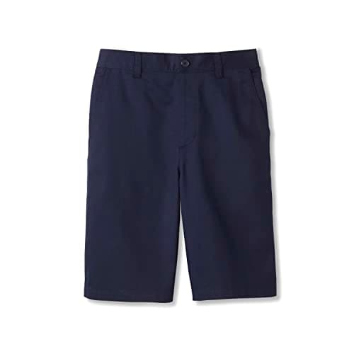 French Toast Boys' Pull-On Twill Chino Shorts, Navy, 10 - Image 1