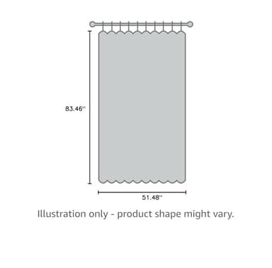 Deconovo Total Blackout Curtains Linen Curtains Room Darkening Curtains with Grommets for Bedroom Living Room Kids Room, 2 Panels，Greyish White，52Wx84L Inch - Image 2
