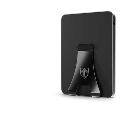 TRAVANDO SLYDE Aluminum Card Holder - RFID Blocking Slim Wallet for Men with Money Clip – Holds Up to 6 Cards – RFID Protected Credit Card Mens Wallet (Carbon) - Image 6