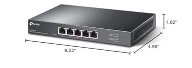TP-Link TL-SG105-M2 - 5 Port Multi-Gigabit Unmanaged Network Switch, Ethernet Splitter, 2.5G Bandwidth, Plug & Play, Desktop/Wall-Mount, Fanless Metal Design, Free Expert Help - Image 9