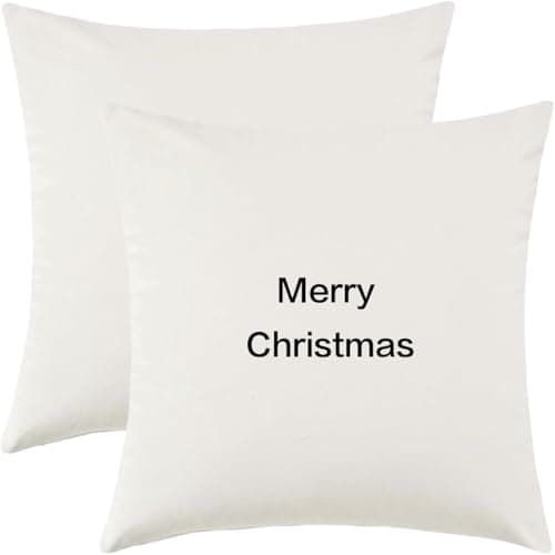 Yaofavo Christmas Pillow Covers 20x20 Inches, ''Every Family Has One, Funny Xmas Decoration for Home, Packs of 2 Pillowcase Only (Every Famliy Has One, 20 x 20 Inch) - Image 1