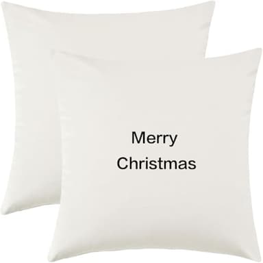 Yaofavo Christmas Pillow Covers 20x20 Inches, ''Every Family Has One, Funny Xmas Decoration for Home, Packs of 2 Pillowcase Only (Every Famliy Has One, 20 x 20 Inch) - Image 1